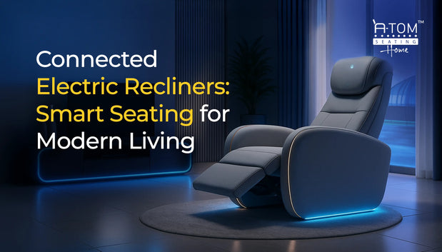 Connected electric recliners for modern living spaces.