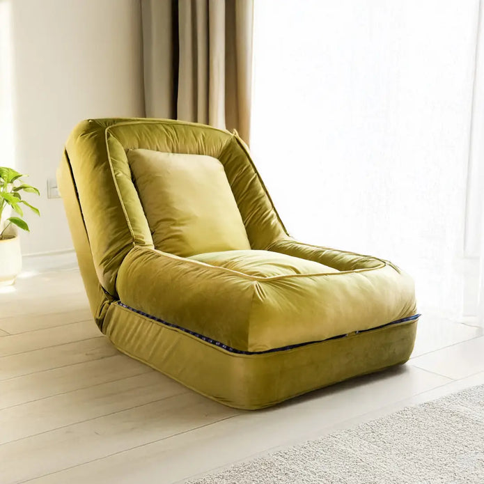 Natron 3 in 1 convertable sofa bed in recline position.
