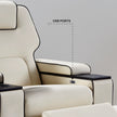Platinum 1 Seater Powered Recliner Chair with Dual Motor (Headrest & Backrest Adjustment) | Electric Single Seater Recliner by Atom Seating™ Home