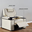 Platinum 1 Seater Powered Recliner Chair with Dual Motor (Headrest & Backrest Adjustment) | Electric Single Seater Recliner by Atom Seating™ Home