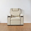 Platinum 1 Seater Powered Recliner Chair with Dual Motor (Headrest & Backrest Adjustment) | Electric Single Seater Recliner by Atom Seating™ Home