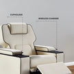 Platinum 1 Seater Powered Recliner Chair with Dual Motor (Headrest & Backrest Adjustment) | Electric Single Seater Recliner by Atom Seating™ Home