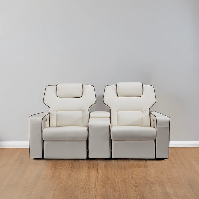 Platinum 2 Seater Motorized Recliner Sofa With USB Ports | Dual Motor | Atom Seating™ Home