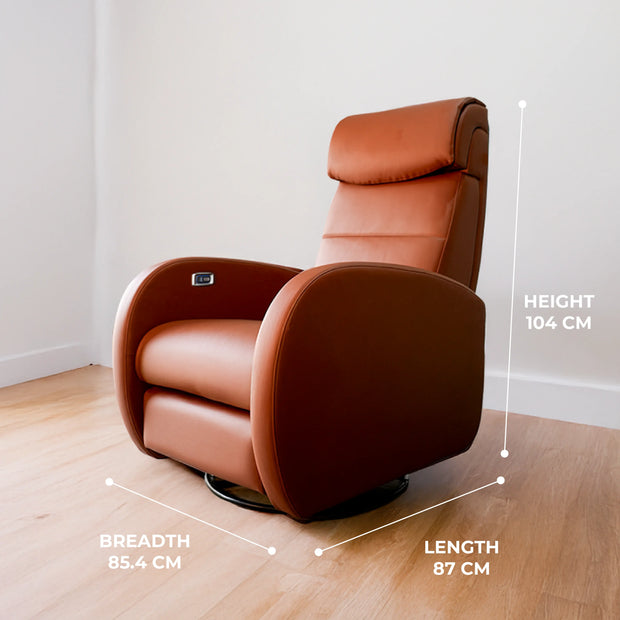 Niobium | 3R Mechanism | Rocking Recliner With USB Charger | Rock, Rotate, Recline